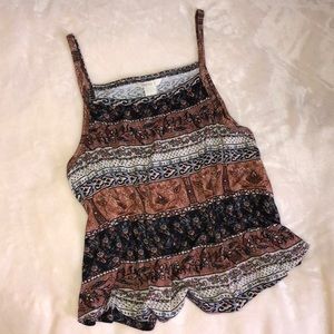 Cute tribal crop top